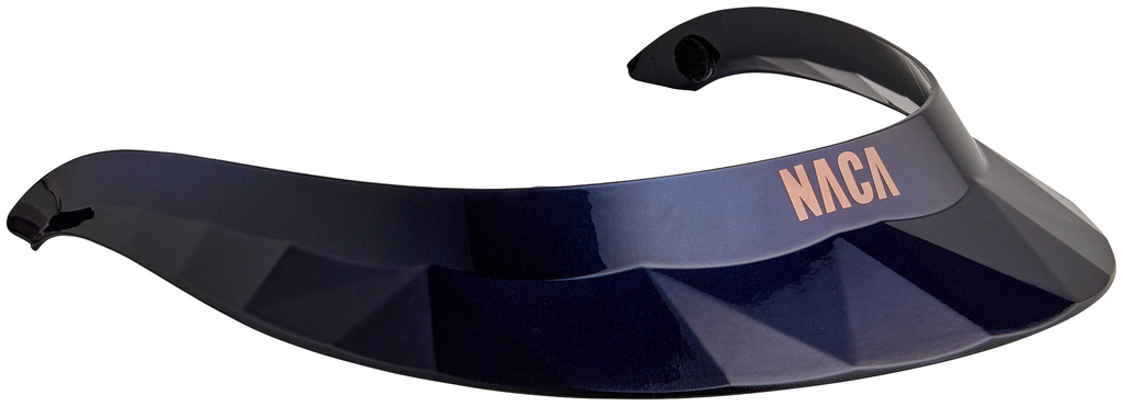 [990072007] VISIERE LARGE BLEU BRIL/LOGO RO.G