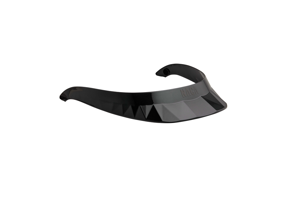 [990074002] VISIERE STANDARD NOIR BRIL/LOGO NOIR