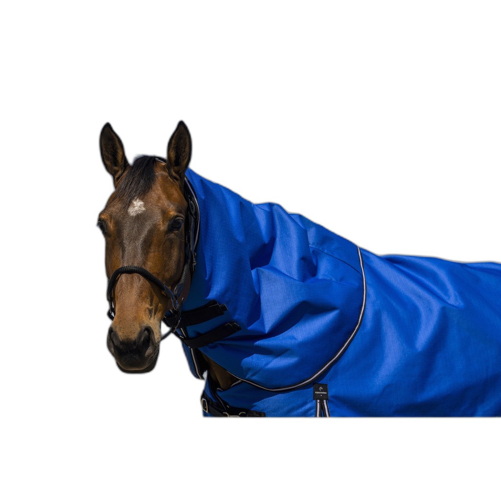 [400992403] COUVRE COU EQUITHEME 1200D BLEU ROI (FULL, 0g)