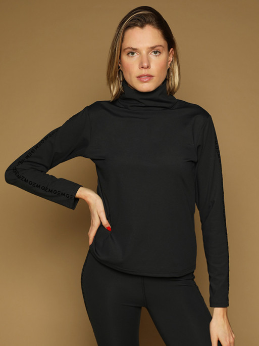 POLO CHICHI GEM (M/L, noir)