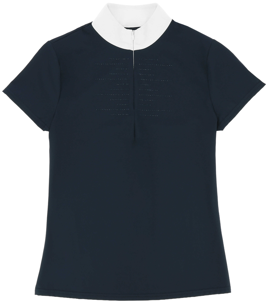[962133072] POLO SUZANNE MANCHE COURTE (S, marine)