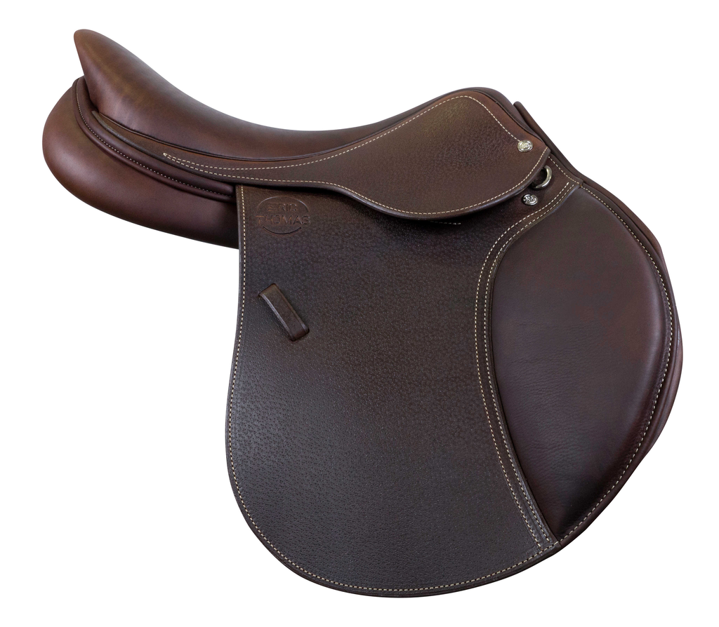Selle mixte ERIC THOMAS ÉLITE grainée (Havane)