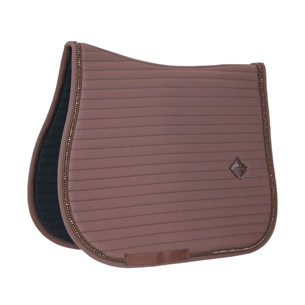 Tapis de selle Pearls Jumping (Marron)